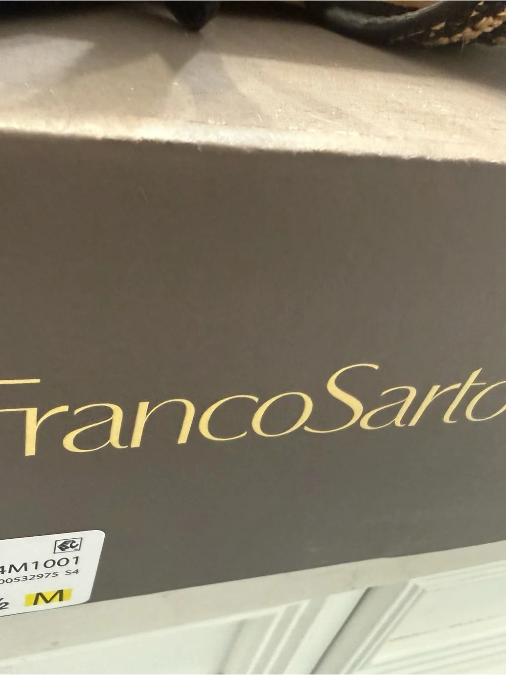 Franco Sarto Black & Natural Woven Cork Platform Sandals